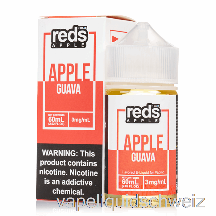 Guave – Red's Apple E-Liquid – 7 Daze – 60 Ml 0 Mg Vape Schweiz